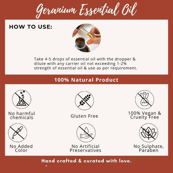 Organicos Geranium Essential Oil - Distacart