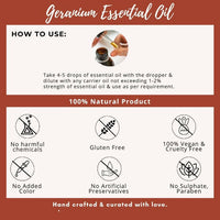 Thumbnail for Organicos Geranium Essential Oil - Distacart