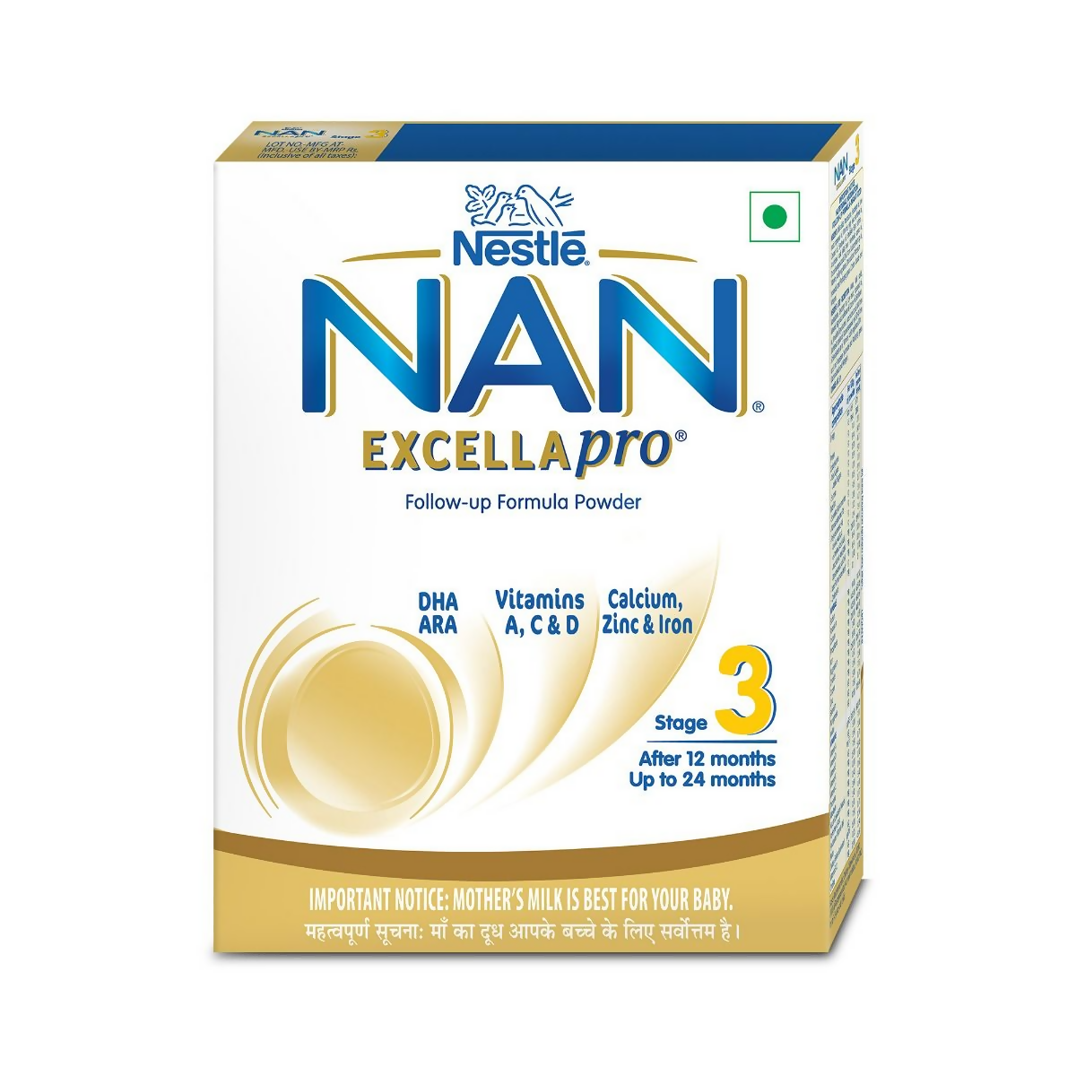 Nestle Nan Excellapro Follow-Up Formula Powder - Stage 3 (After 12 Months) - Distacart
