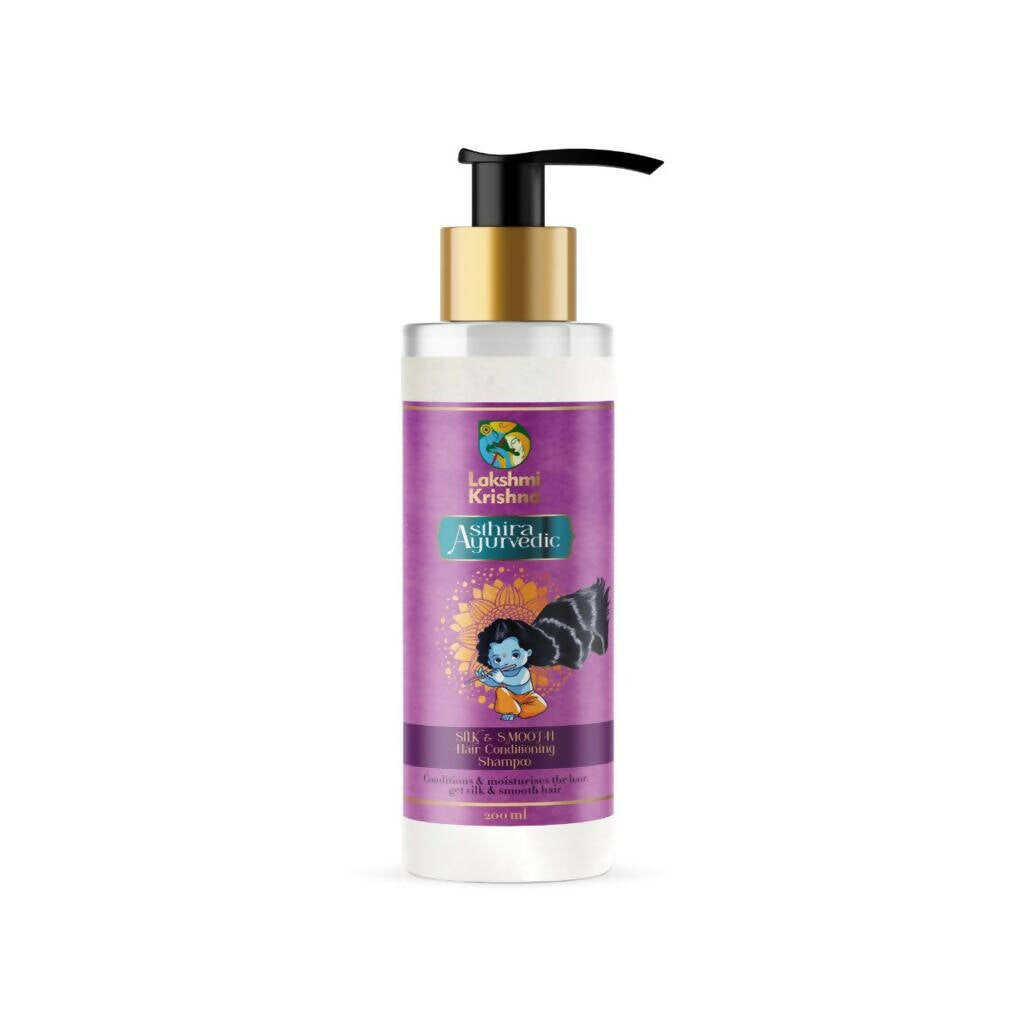 Lakshmi Krishna Silk & Smooth Hair Conditioning Shampoo - Distacart
