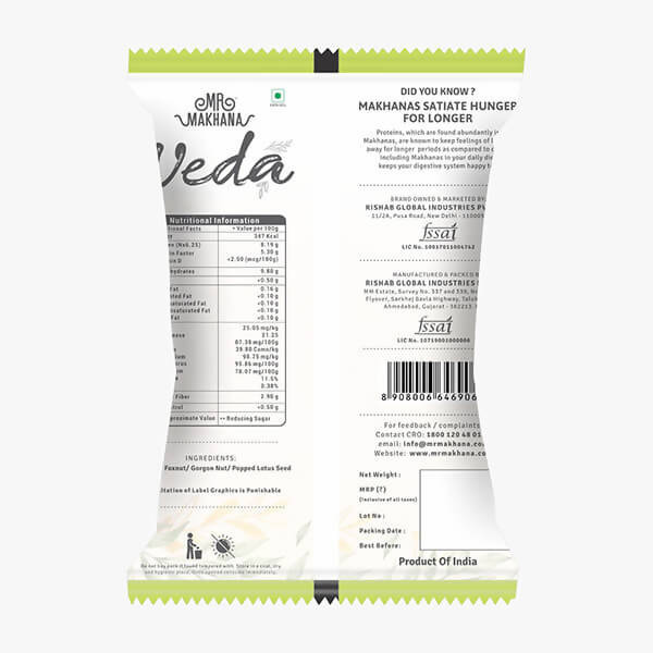 Mr. Makhana Veda Premium Raw Makhana