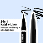 Thumbnail for Blue Heaven Intense Kajal + Liner Duo Jet Black