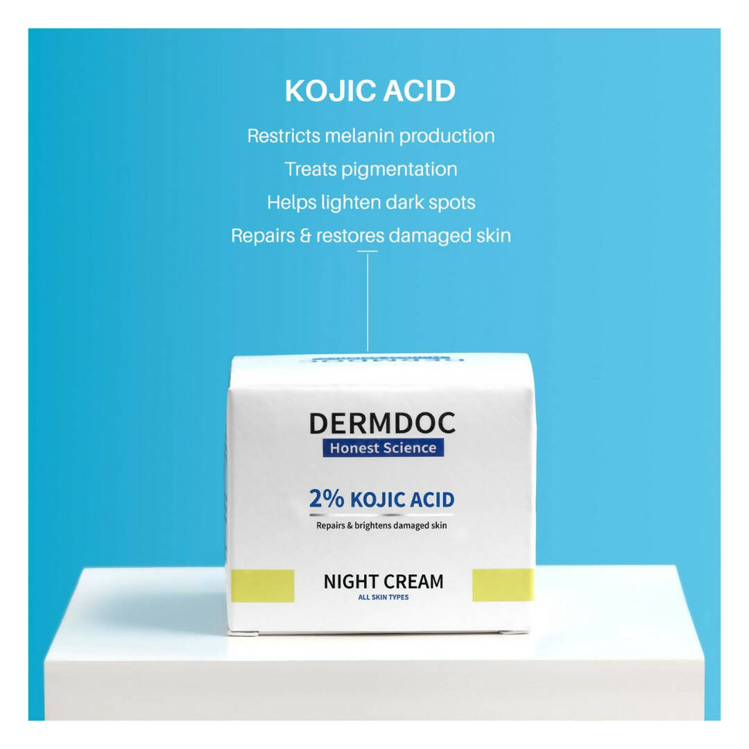 Dermdoc 2% Kojic Acid Night Cream - Distacart
