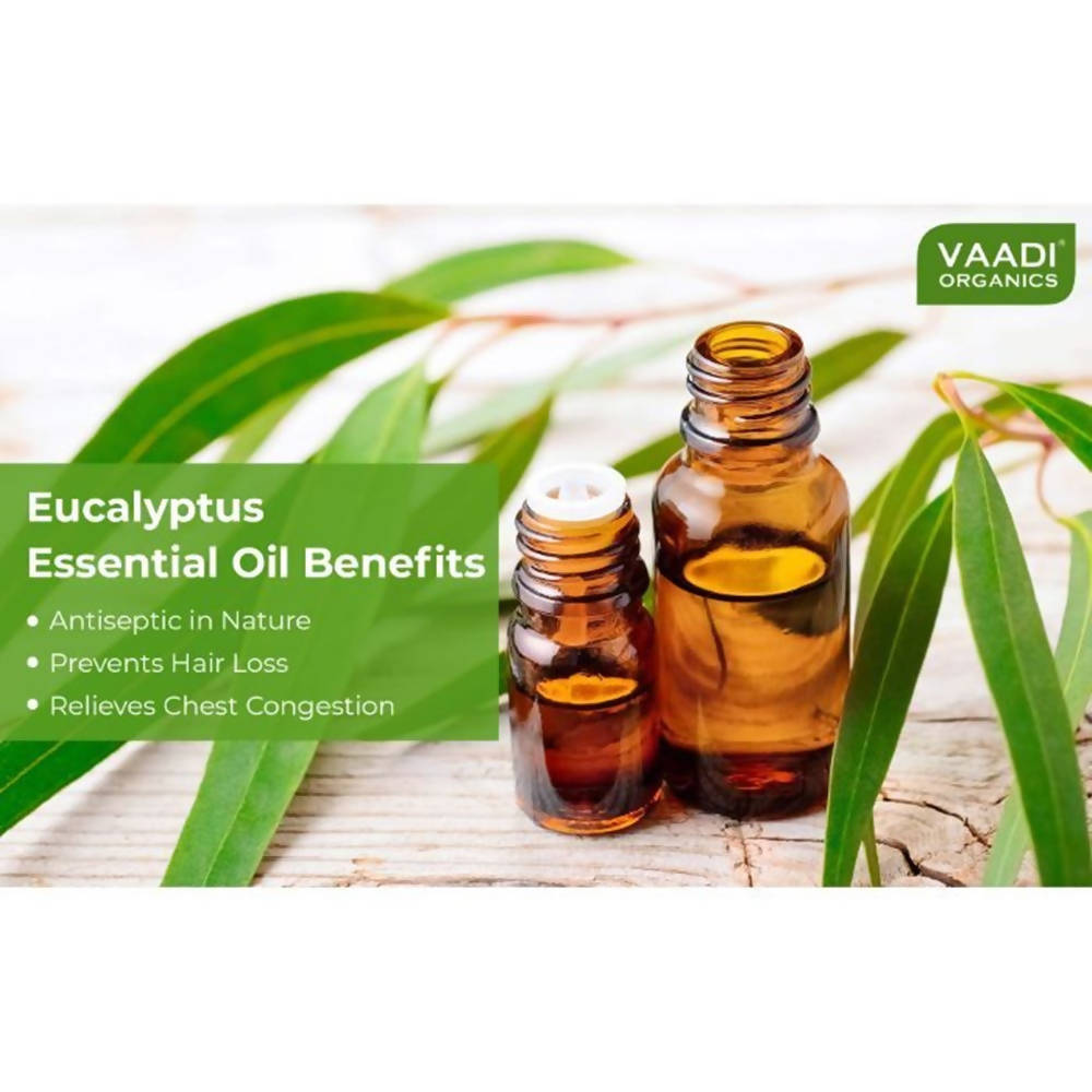 Vaadi Herbals Eucalyptus 100% Pure Essential Oil Therapeutic Grade - Distacart