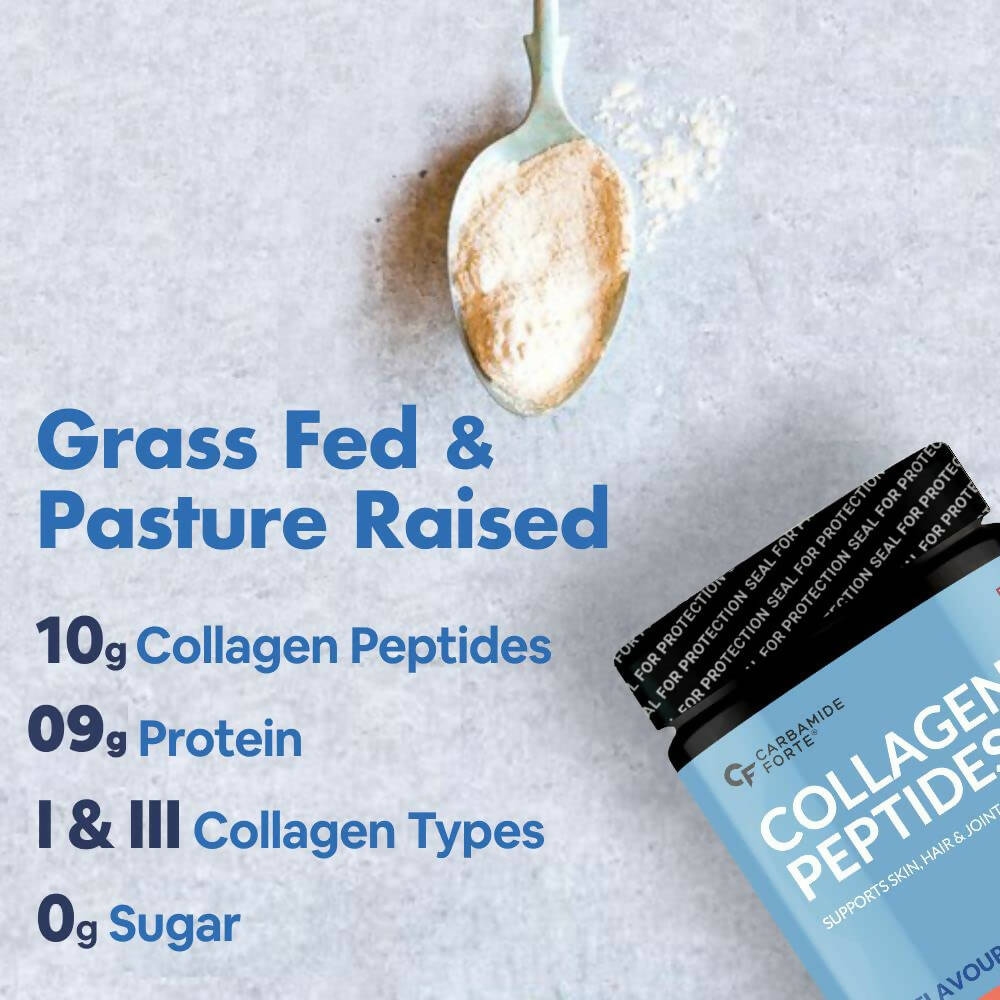 Carbamide Forte Hydrolyzed Collagen Powder with Type 1 & 3 Collagen Peptides - Distacart