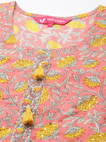Thumbnail for Varanga Women Printed Cotton Kurta - Distacart