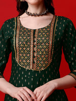 Thumbnail for Kalini Floral Printed Regular Kurta With Trousers & Dupatta - Distacart