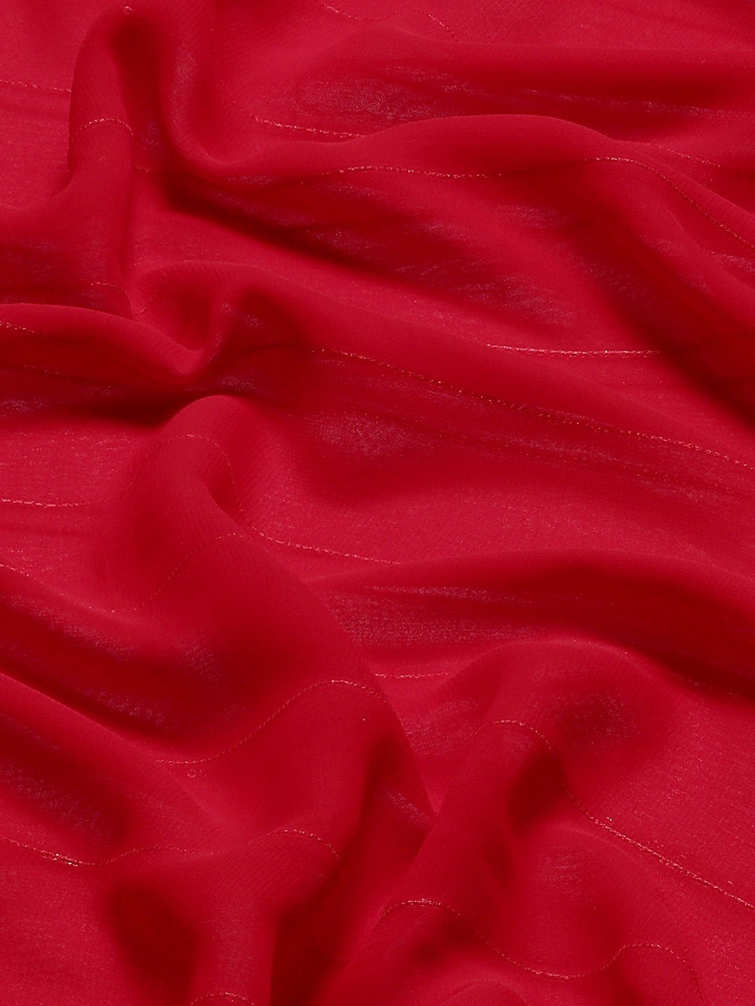 Tikhi Imli Red Striped Saree - Distacart