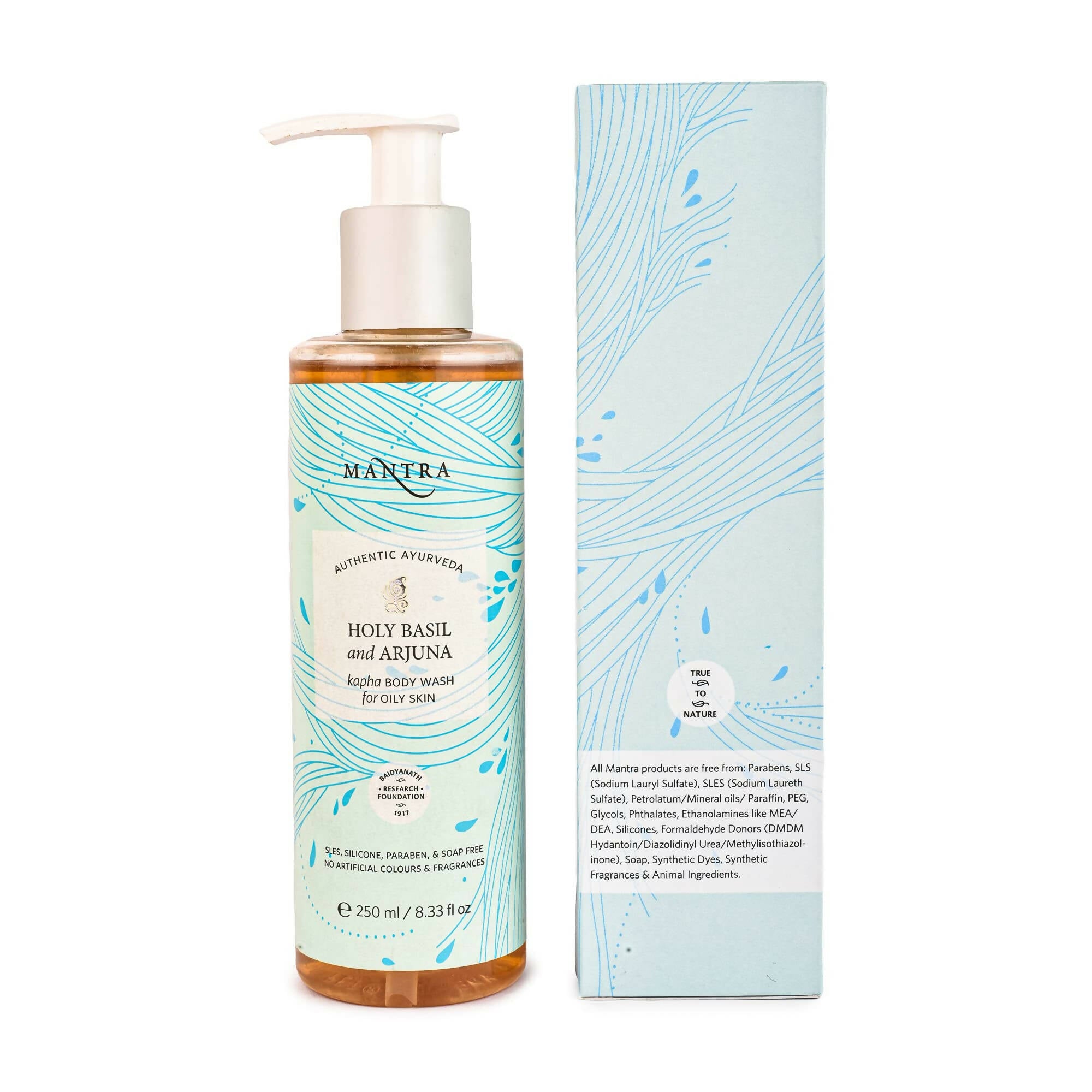 Mantra Herbal Holy Basil and Arjuna Kapha Body Wash For Oily Skin - Distacart