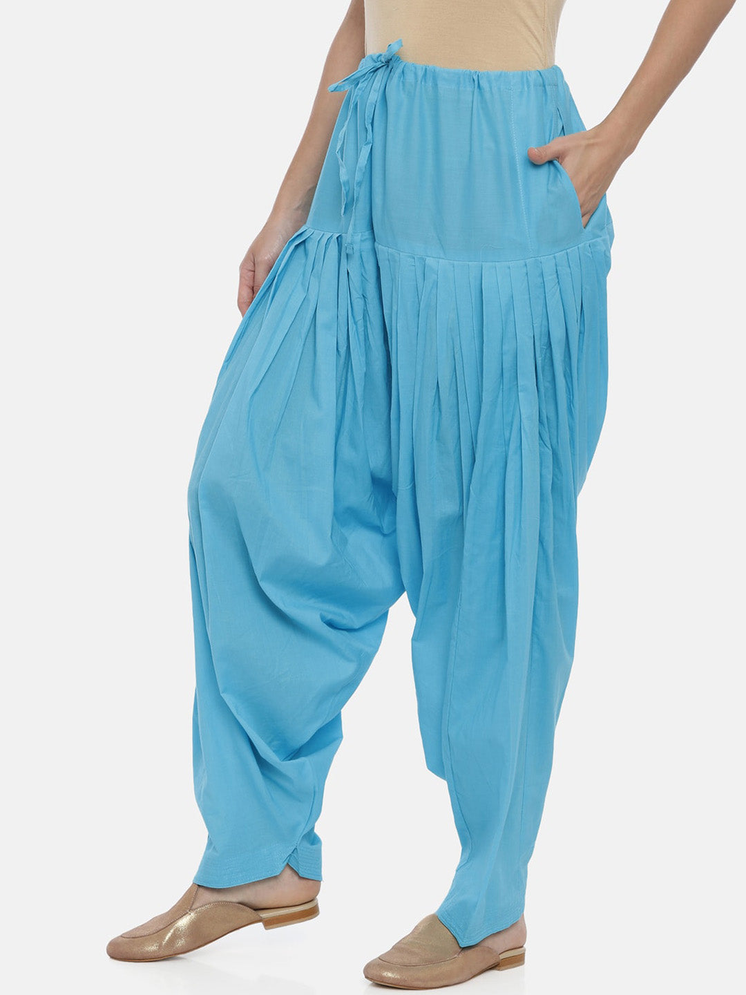 Souchii Women Pure Cotton Loose Fit Patiala - Distacart