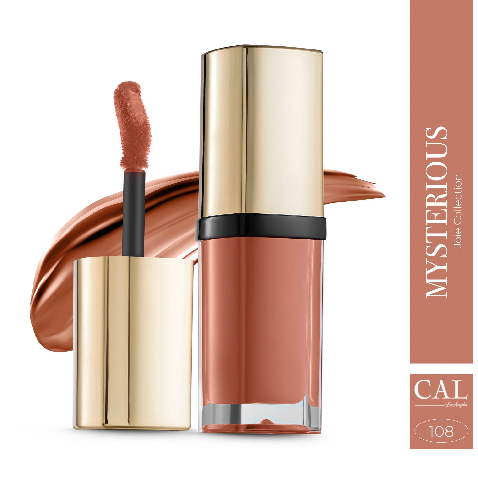 CAL Los Angeles Joie Collection Liquid Matte Bold Pink Lipstick - Mysterious 108 - Distacart