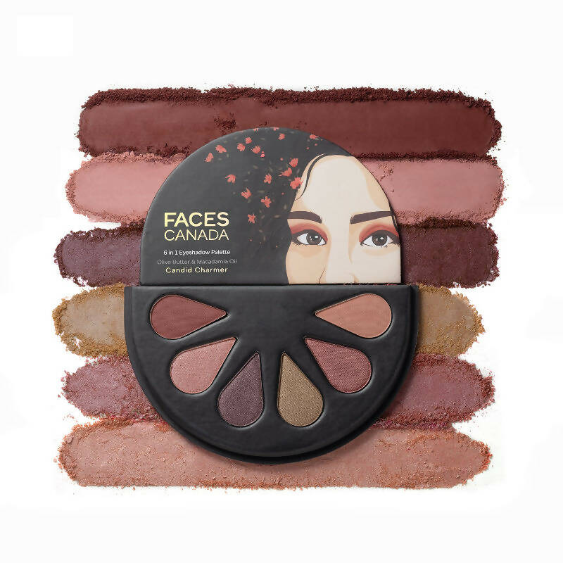 Faces Canada 6 In 1 Eyeshadow Palette - Candid Charmer - Distacart