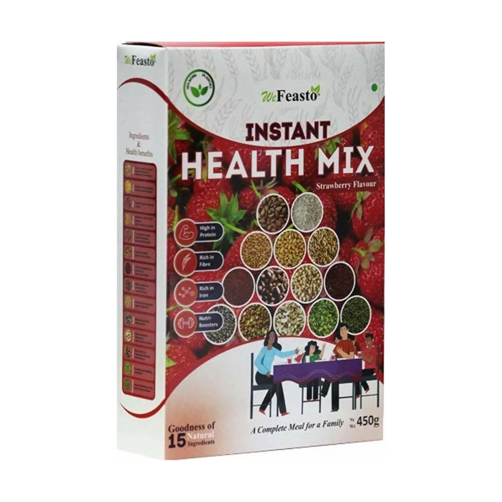 Wefeasto Instant Health Mix Strawberry Flavor - Distacart