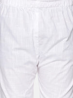 Thumbnail for Sethukrishna Boys White Kurta with Churidar - Distacart