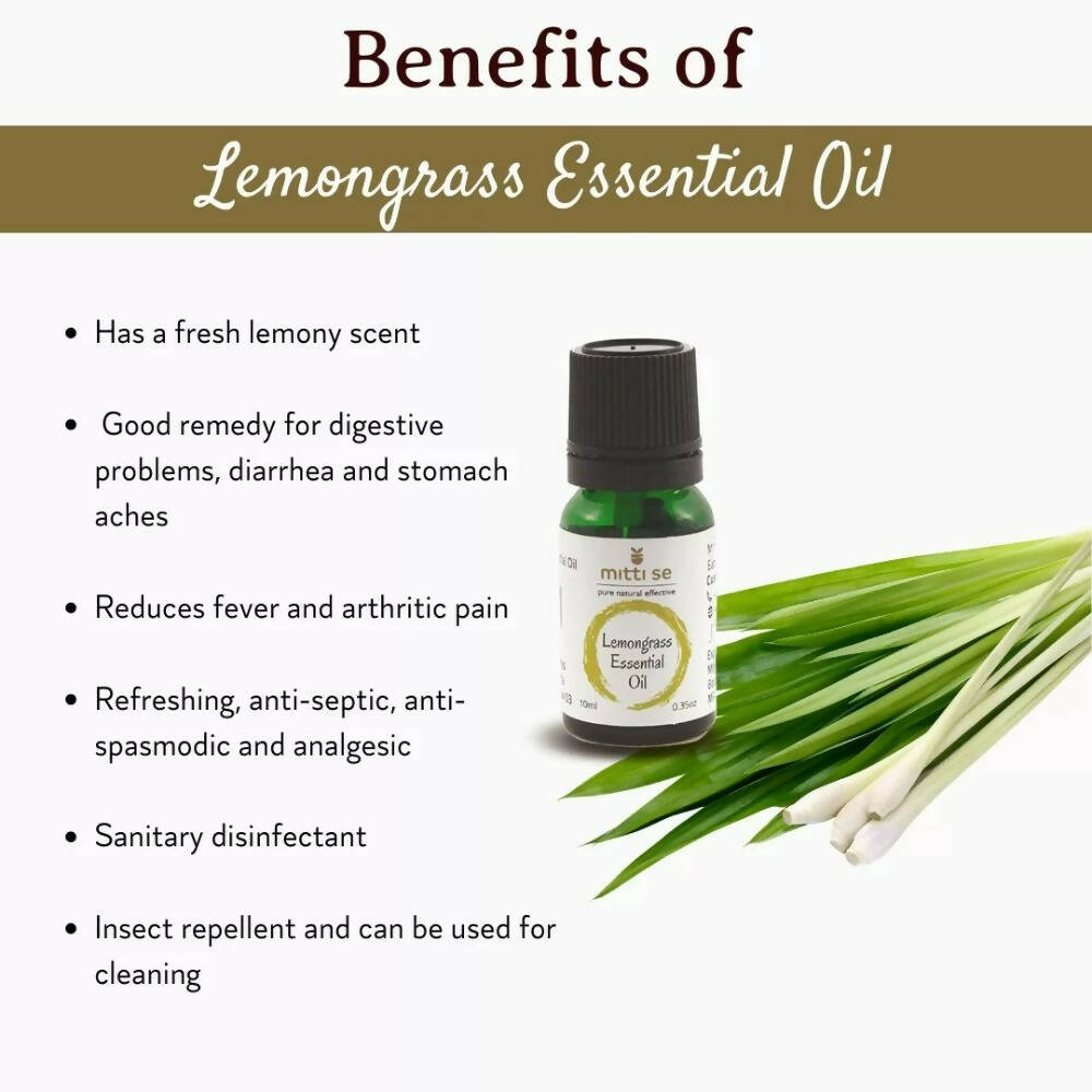 Mitti Se Lemongrass Essential Oil - Distacart