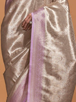 Thumbnail for Mitera Paisley Designer Kanjeevaram Saree - Distacart