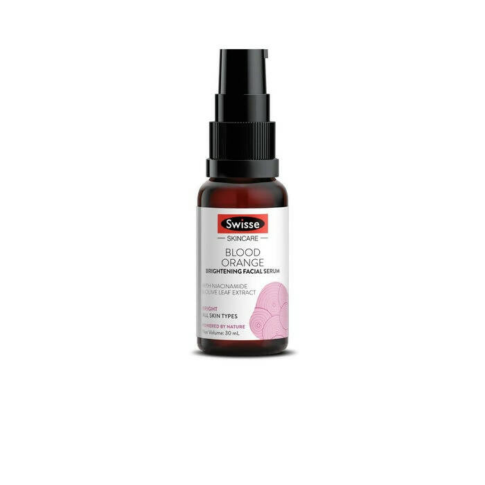 Swisse Skincare Blood Orange Brightening Facial Serum with Vitamin C - Distacart
