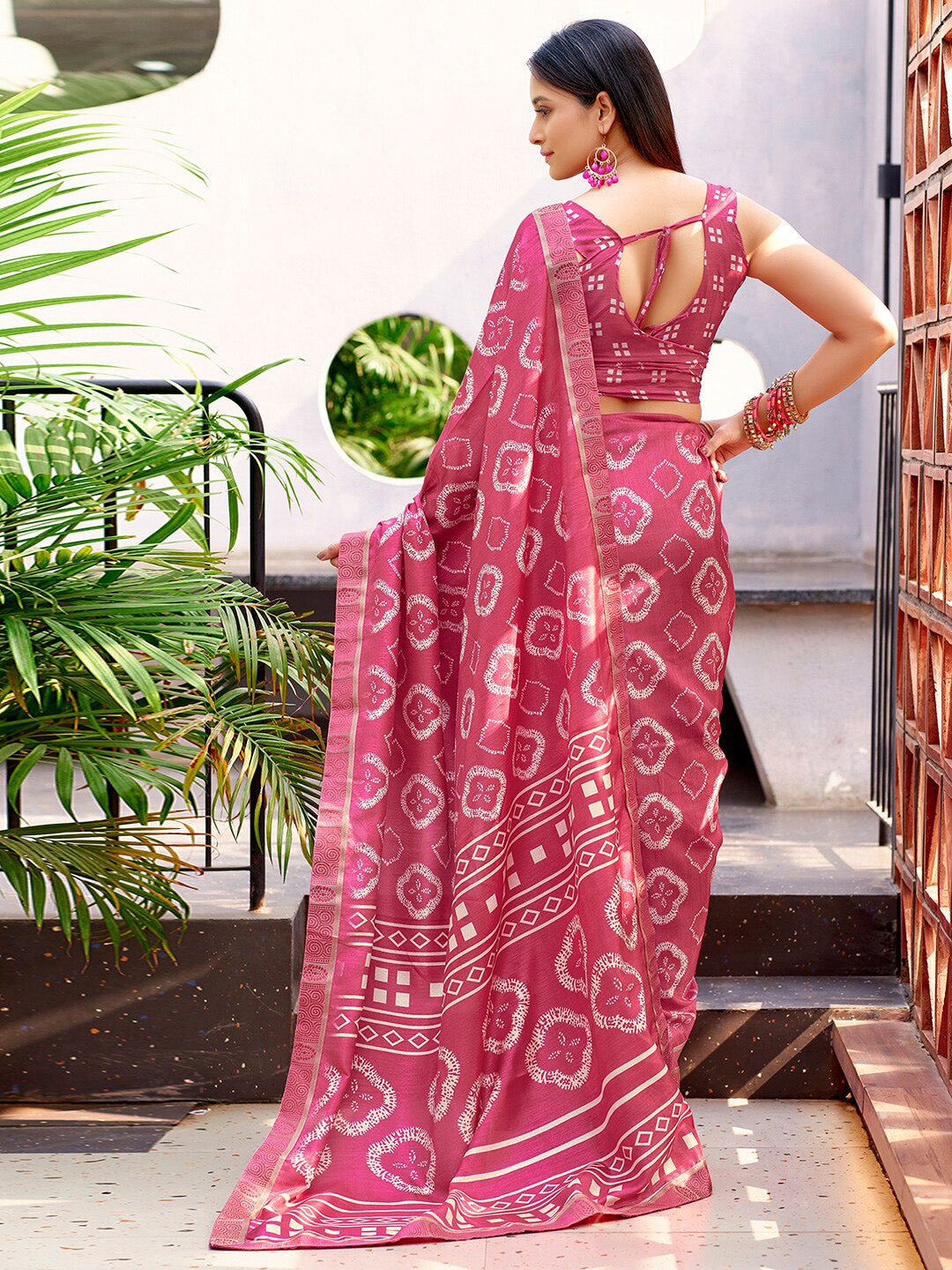 Kalini Zari Art Silk Jamdani Saree - Distacart