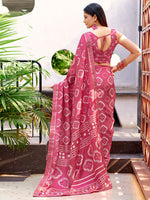 Thumbnail for Kalini Zari Art Silk Jamdani Saree - Distacart