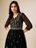 Thumbnail for Kalini Ethnic Motifs Embroidered Georgette Kurta - Distacart