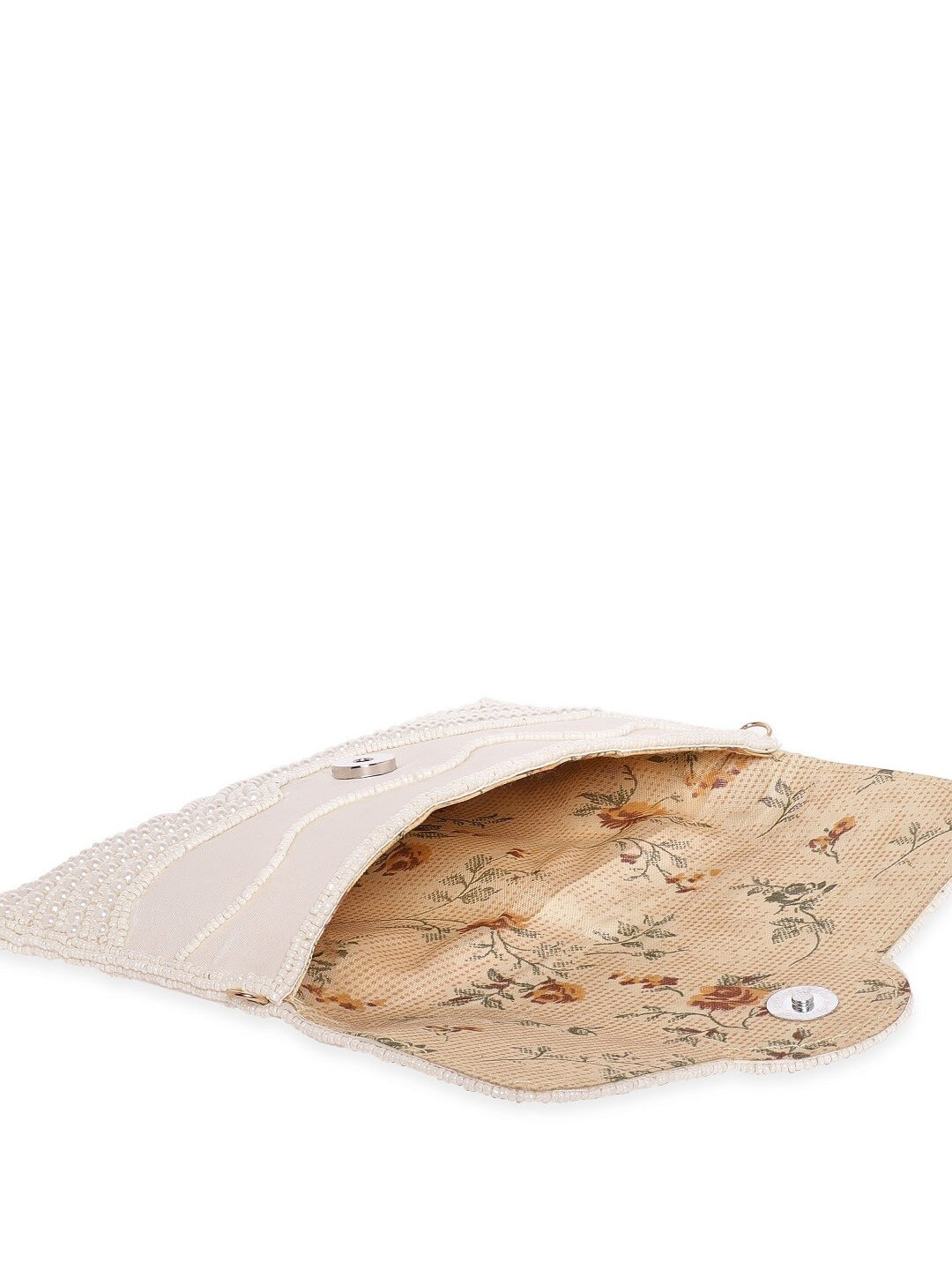 Rubans Embellished Envelope Clutch - Distacart