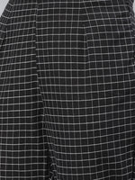 Thumbnail for Biba Women White & Black Striped Kurta with Trousers & Dupatta - Distacart