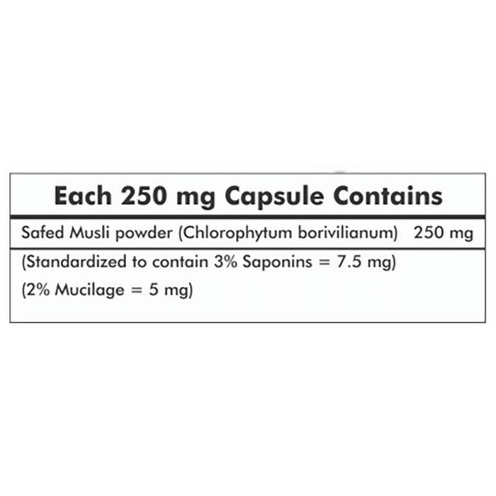 Naturz Ayurveda Musli Capsules - Distacart
