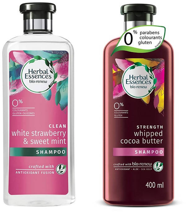 Herbal Essences White Strawberry Sweet Mint Shampoo And Whipped Cocoa Butter Shampoo