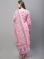 Thumbnail for Kalini Floral Printed Kurta With Salwar & Dupatta - Distacart