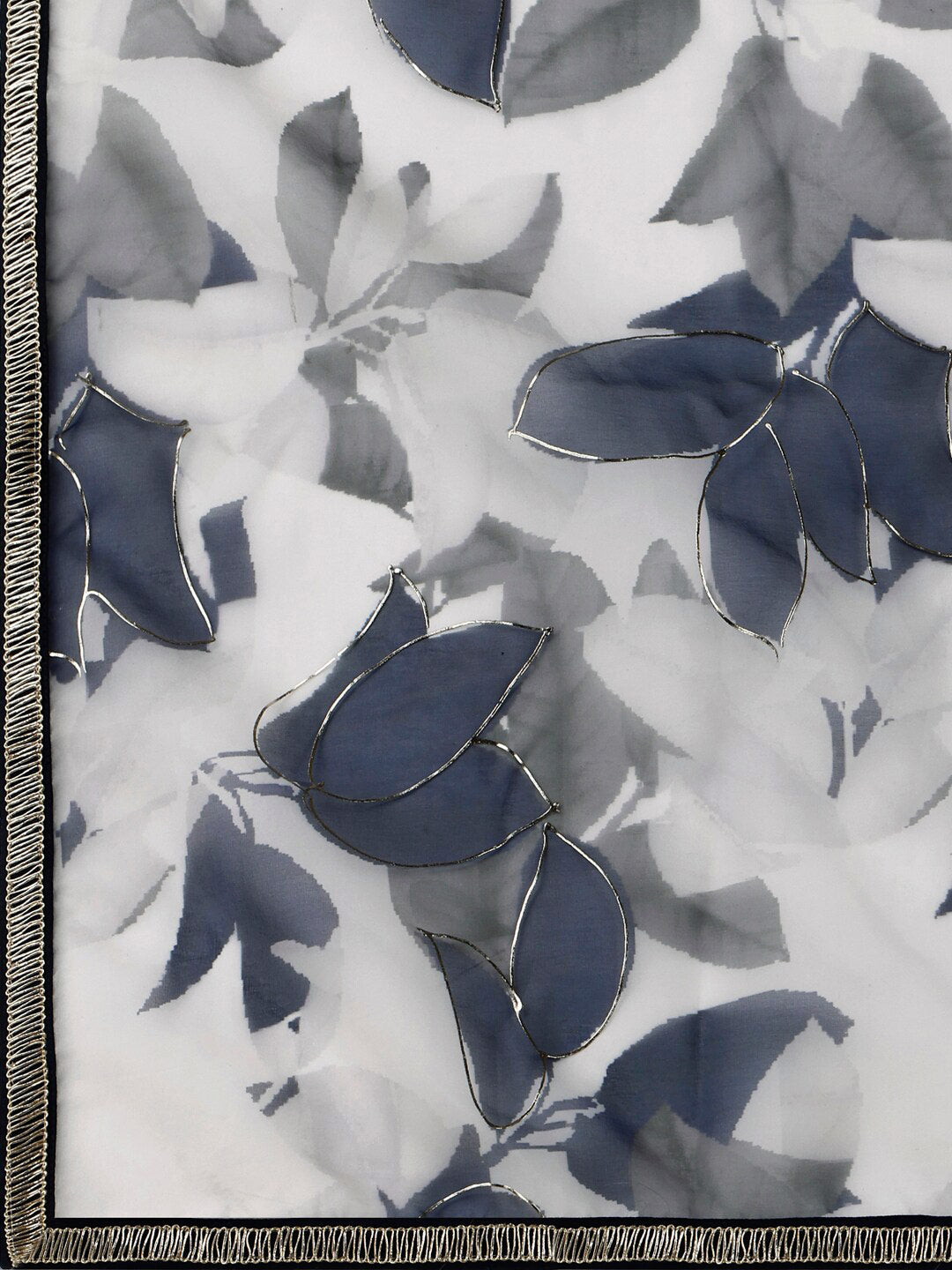 Sangria Floral Digital Printed Organza Saree - Distacart