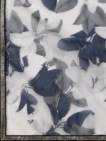 Thumbnail for Sangria Floral Digital Printed Organza Saree - Distacart