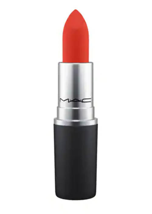Mac Powder Kiss Lipstick - Style Shocked! Clean Red Orange Online