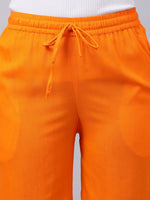 Thumbnail for Souchii Women Orange Trousers - Distacart