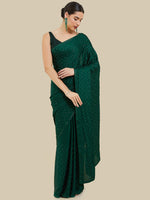 Thumbnail for Soch Embellished Beads and Stones Silk Blend Saree - Distacart