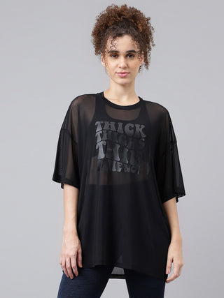 MKH Typography Printed Dri-FIT Relaxed Fit Sports T-shirt - Distacart