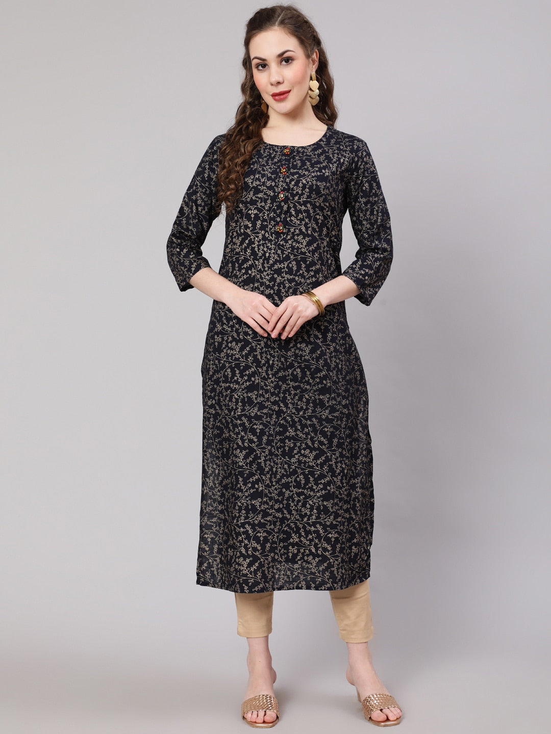 Kalini Women Floral Printed Kurta - Distacart