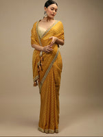 Thumbnail for Sangria Bandhani Printed Beads and Stones Saree - Distacart