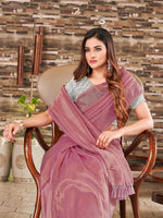 Thumbnail for Tikhi Imli Supernet Party Ready to Wear Saree - Distacart