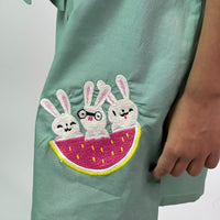Thumbnail for ArthLife Seafoam Green Watermelon Shirt Dress - Distacart