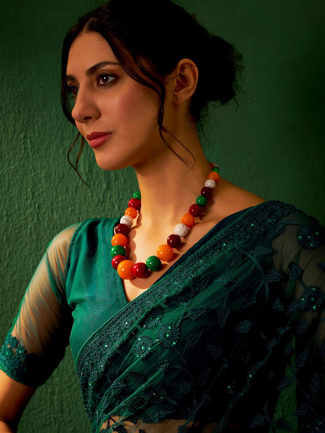 Sangria Embroidered Sarees - Distacart