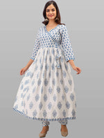 Thumbnail for Kalini Women White Floral Printed Pure Cotton Kurta with Trousers & With Dupatta - Distacart