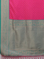 Thumbnail for Mitera Floral Woven Design Zari Banarasi Saree - Distacart