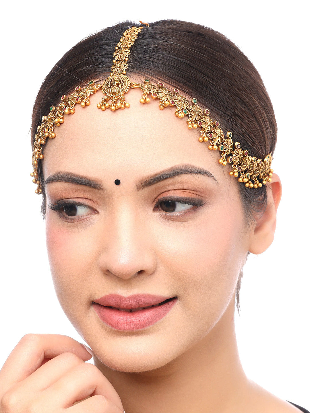 Yellow Chimes Women Gold Head Jewellery - Distacart