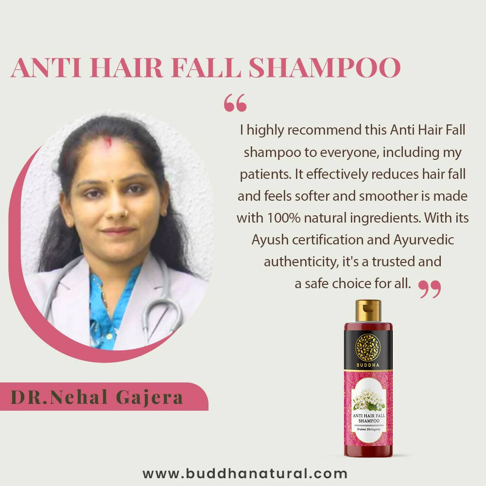 Buddha Natural Anti Hair Fall Shampoo - Distacart