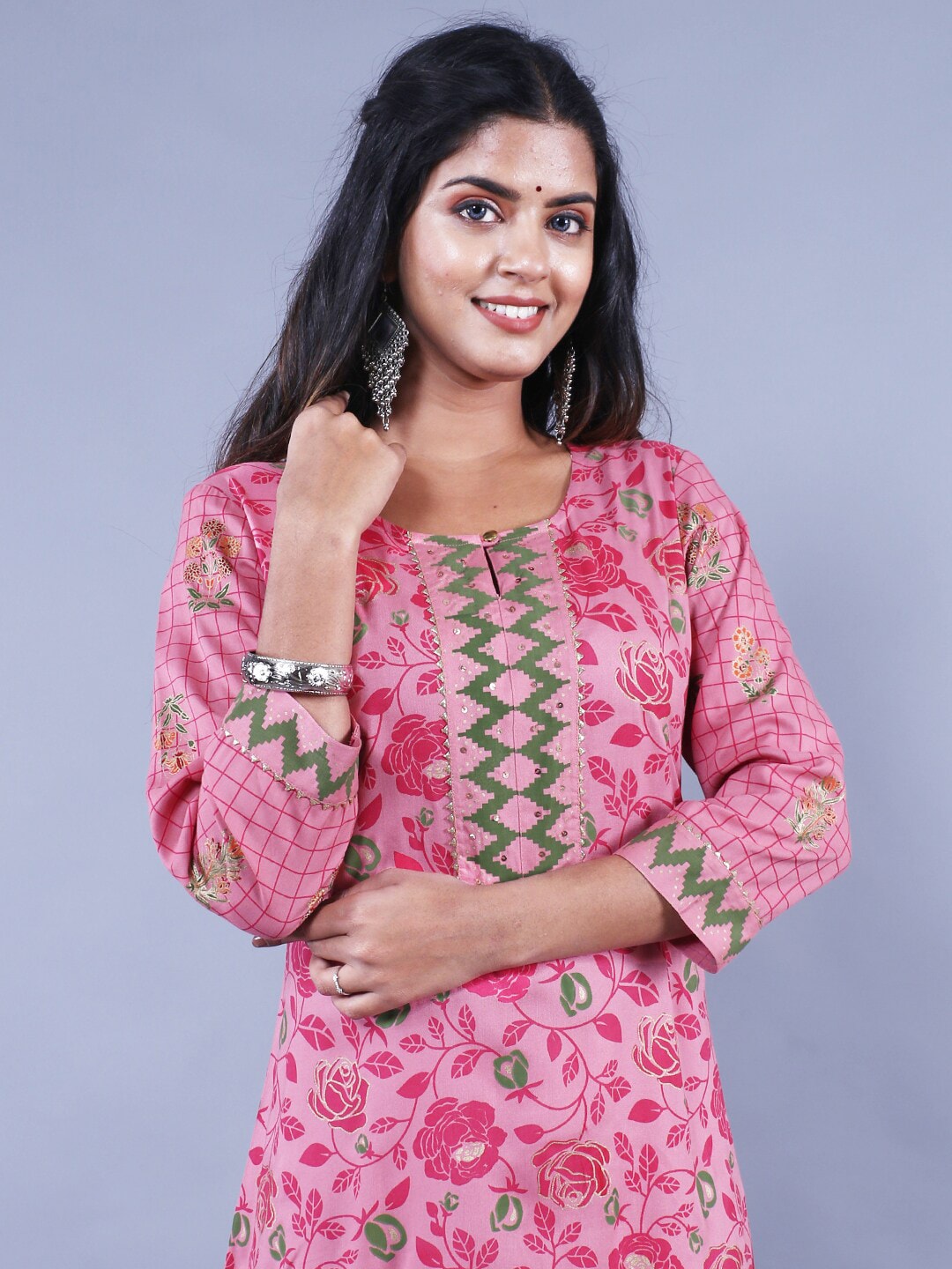 HERE&NOW Printed Straight Regular Fit Kurta - Distacart