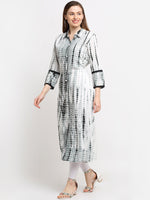 Thumbnail for Kalini Women White Dyed Anarkali Kurta - Distacart