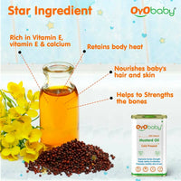 Thumbnail for Oyo Baby Natural Mustard Oil - Cold Pressed - Distacart