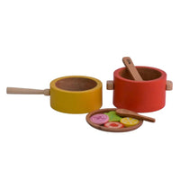 Thumbnail for Nesta Toys Wooden Gas Stove and Cooking Set For Kids - Distacart