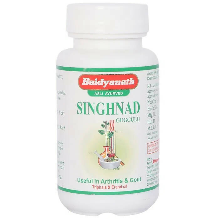 Baidyanath Jhansi Singhnad Guggulu - Distacart