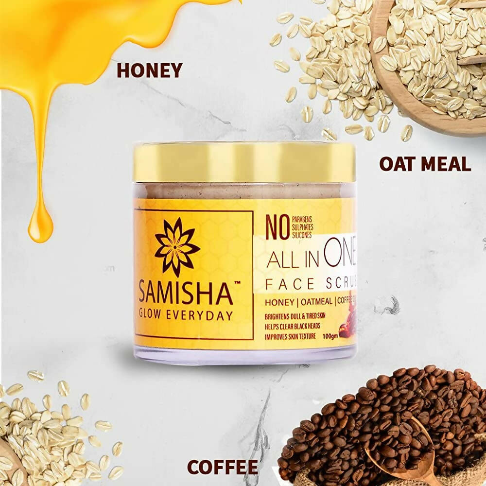 Samisha Organic All In One Face Scrub - Distacart